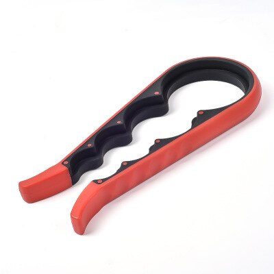 Bottle Opener Multi Purpose Screw Cap Jar Openers Bottle Lid Grip Wrench Kitchen Accessories Kitchen Gadgets: Red