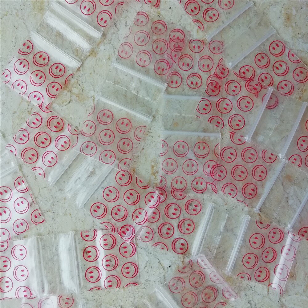 100 sztuk opakowanie strunowe wielokrotnego zamykania 1 &quot;X1&quot; kolorowe fioletowe mini torby z zamkiem błyskawicznym 5mil 1010 D030