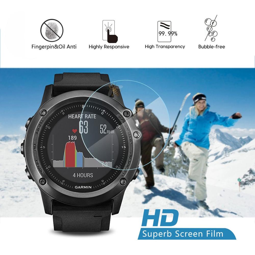 2Pc Ultra-Dunne Zachte Hd Film Transparant Screen Protector Voor Garmin Fenix 3 Smart Horloge Clear Screen Bescherming film