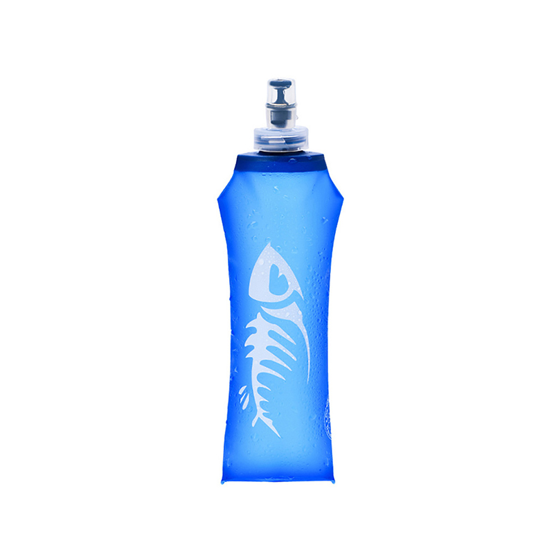 Buitensport wandelen paardrijden hardlopen waterfles 250ml/500ml zachte flessen opvouwbare waterkoker: 500ml