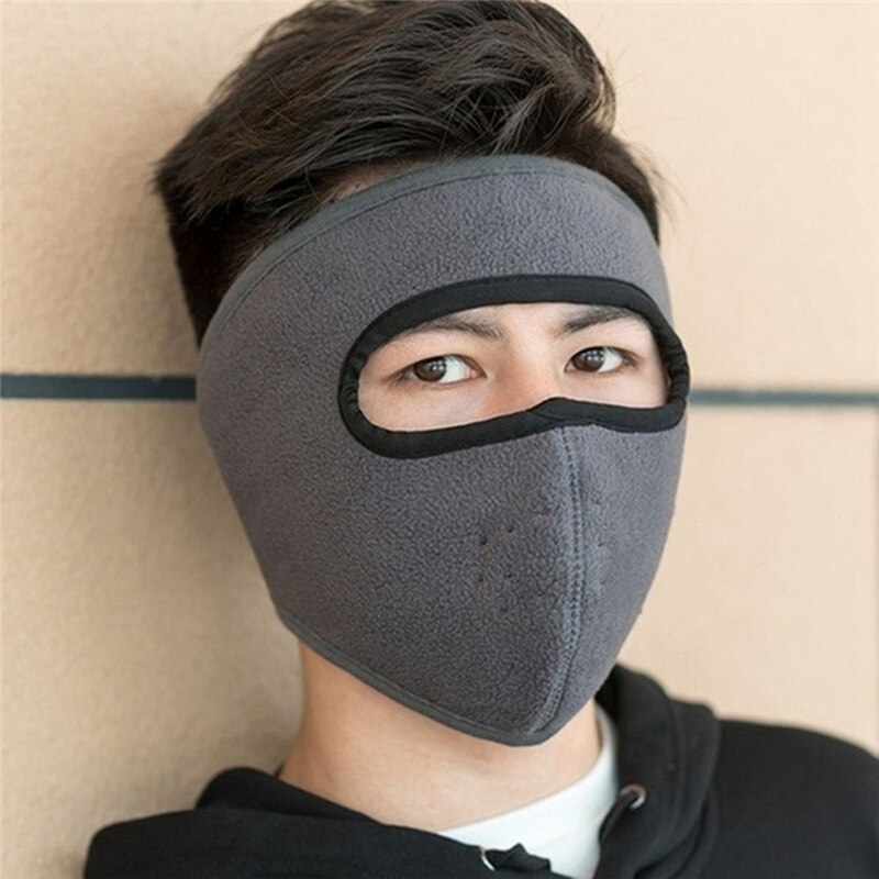 Men And Women Autumn And Winter Outdoor Cycling Mask Heating Thickened Mask Earmuffs Integrated ear-protecting Warm Mask
