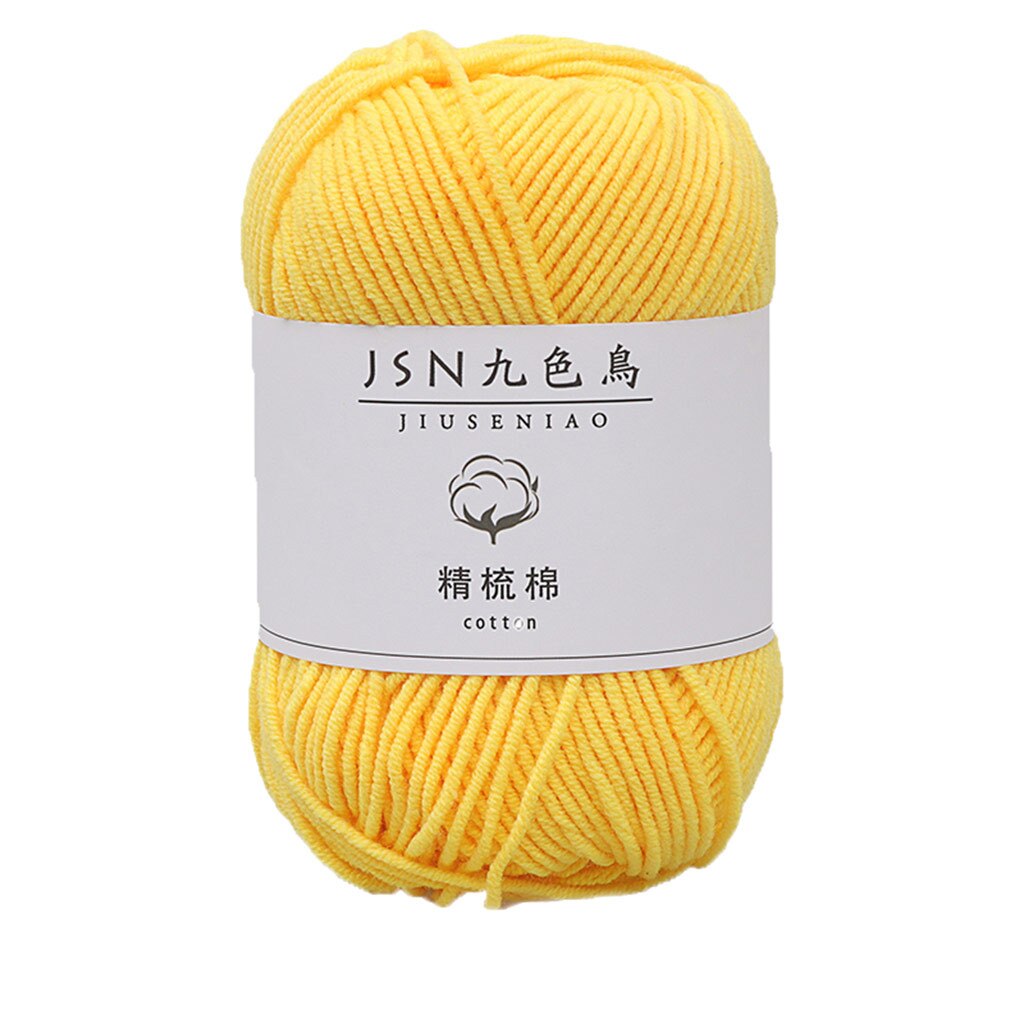 Milk Cotton 4 Strands Baby Line Diy Doll Cotton Thread Crochet Baby Wool: Q