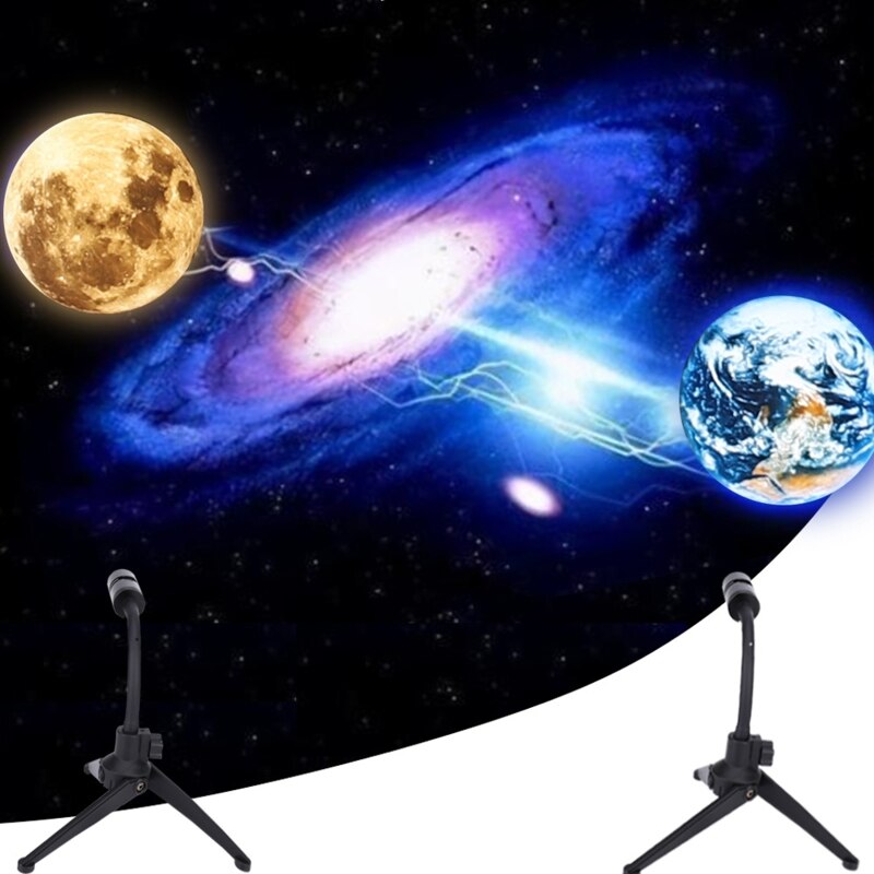 USB Moon Lamp Earth Planet Projection Lamp Night Light Starry Lamp
