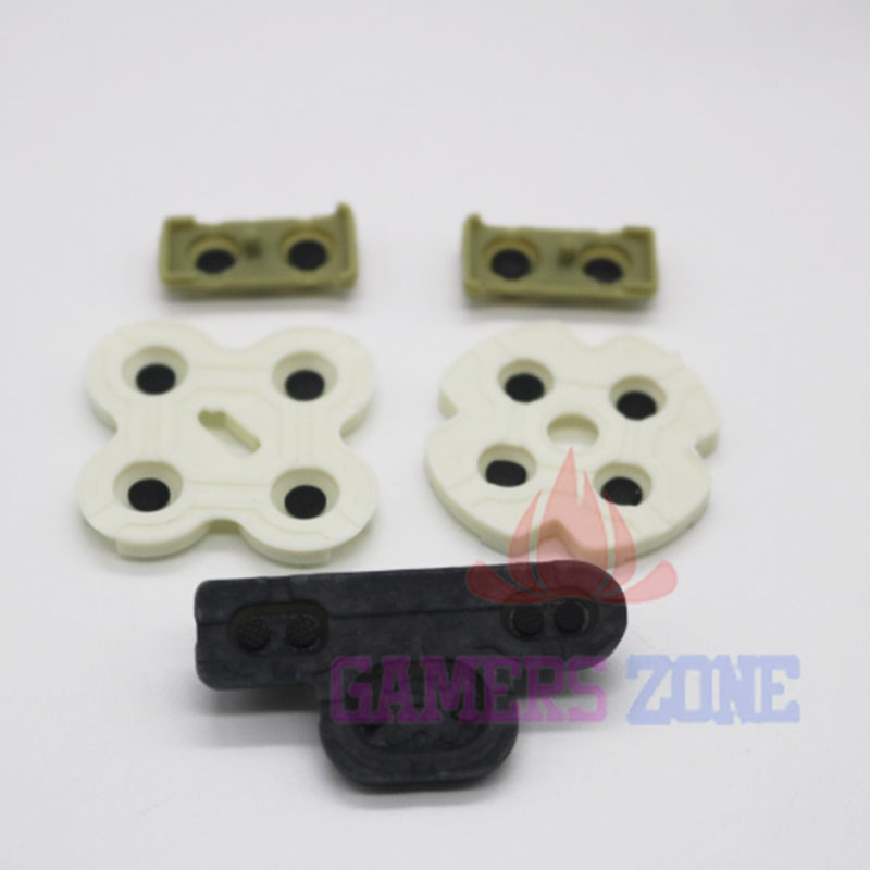 10set For Playstation 3 Controller Repair Part Conductive Silicon Rubber Button Pads Replacement For PS3: For PS3 Green