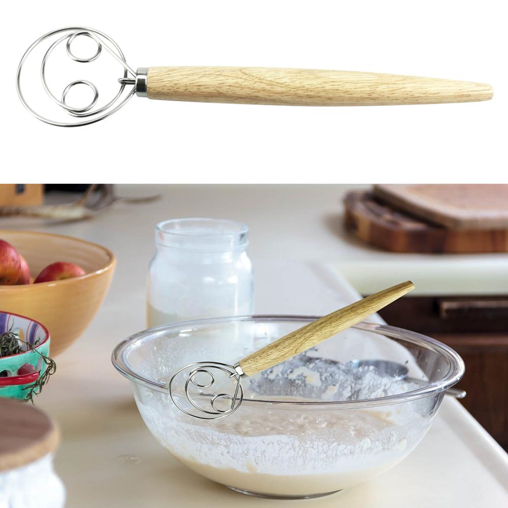 13 "mieszalnik robić mąki duńskie ciasto trzepaczka holenderskie urządzenie robić mieszania ciasta na chleb drewniany uchwyt duńskie ciasto haki robić pieczenia zrobienie Stiring materiały eksploatacyjne