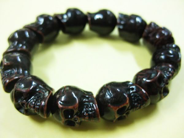 Classic Skull Head Bead Mala Bracelet party jewelry