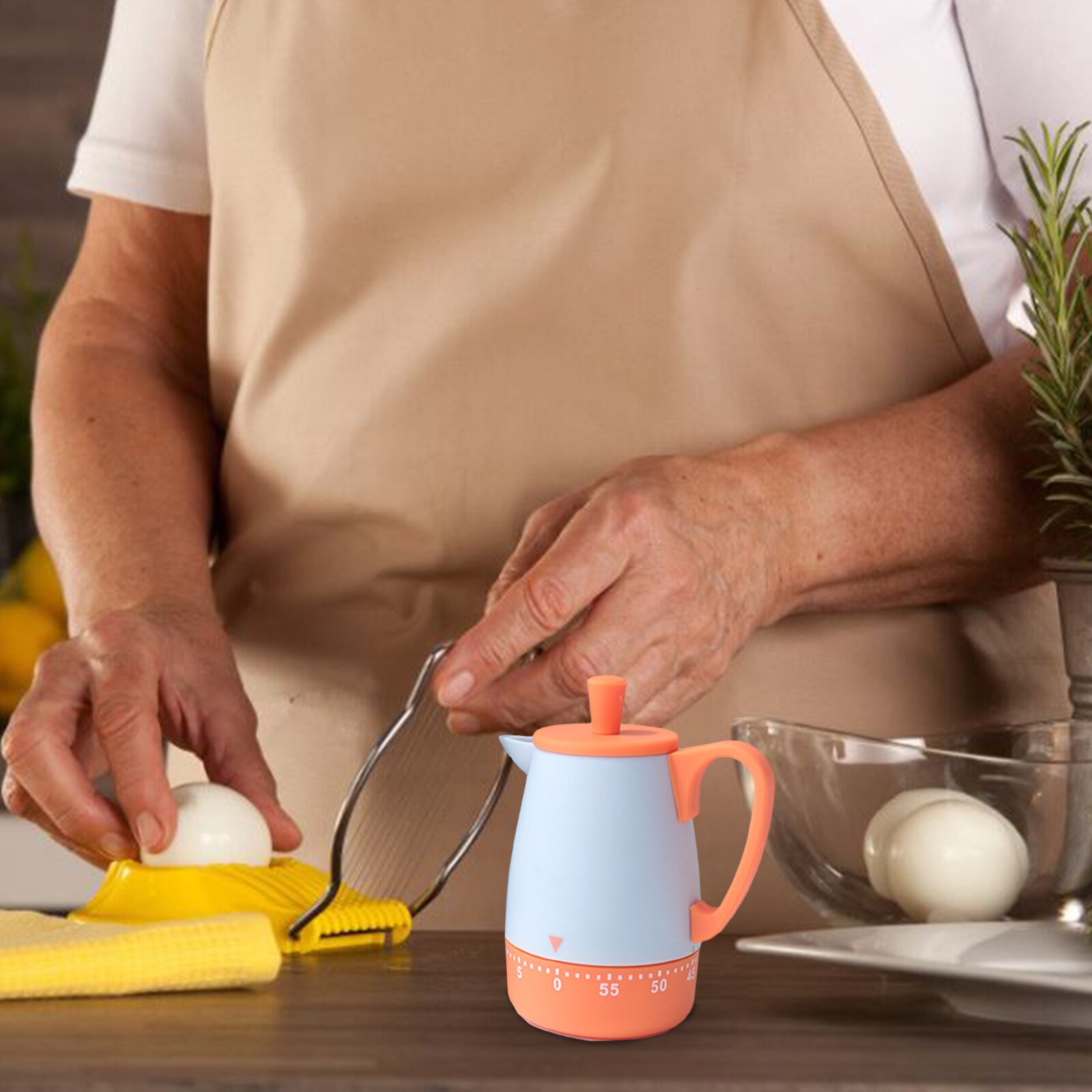 Timer Kitchen Cooking Reminder Student Household Alarm Clock Mechanical Clockwork Cartoon Rotating Soup Timer