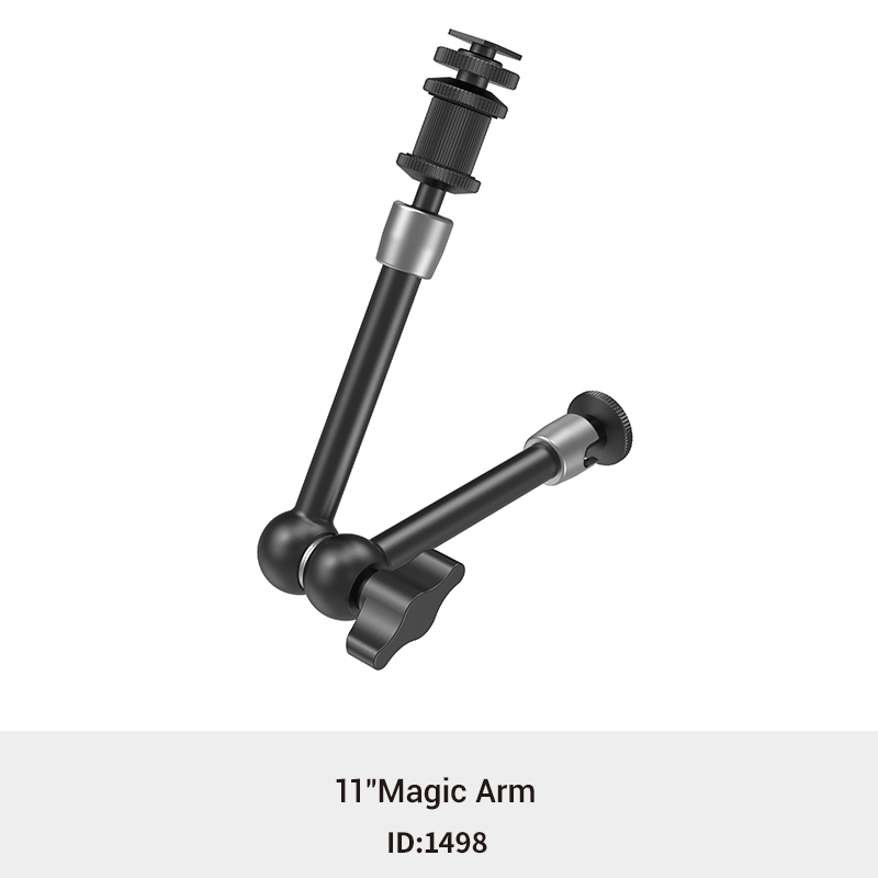 SmallRig 9.5 inch Articulating Rosette Arm 1/4&quot; Threaded Screw For Universal DSLR Camera To Mount Cage Monitor -2066B: 11 inch