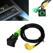 Car USB Port Switch Socket with Cable Auto Cable Aux for Volkswagen RCD510 RCD310 Golf / GTI / R MK5 MK6 Jetta 5KD035724