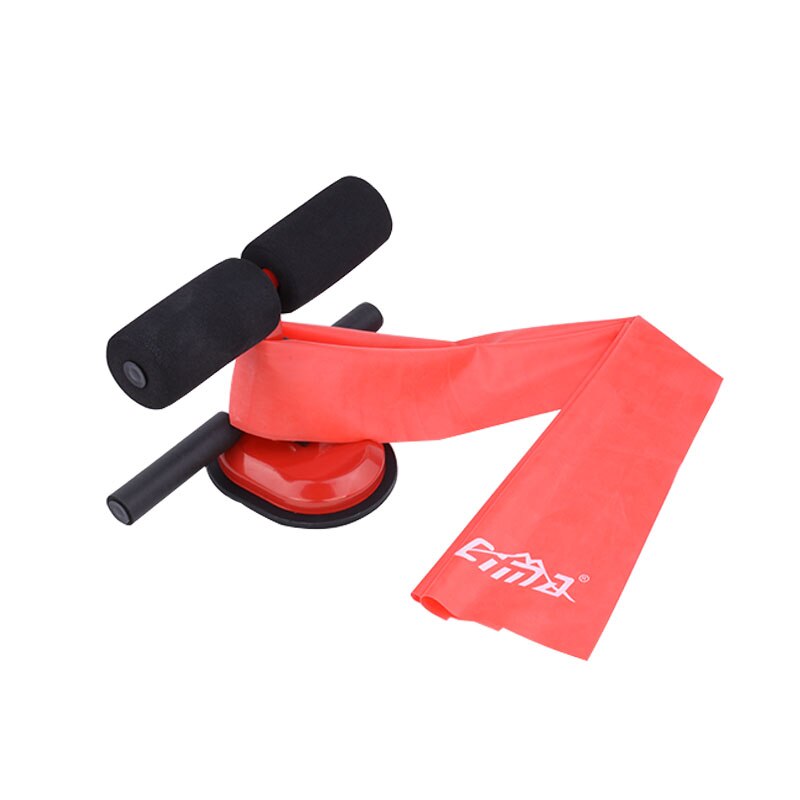 Fitness Sit Up Rack Resistance Bands Women Men Home Gym Stand Workout Exercise Machine Sit-up Bar Abdominal Training Equipment: Red
