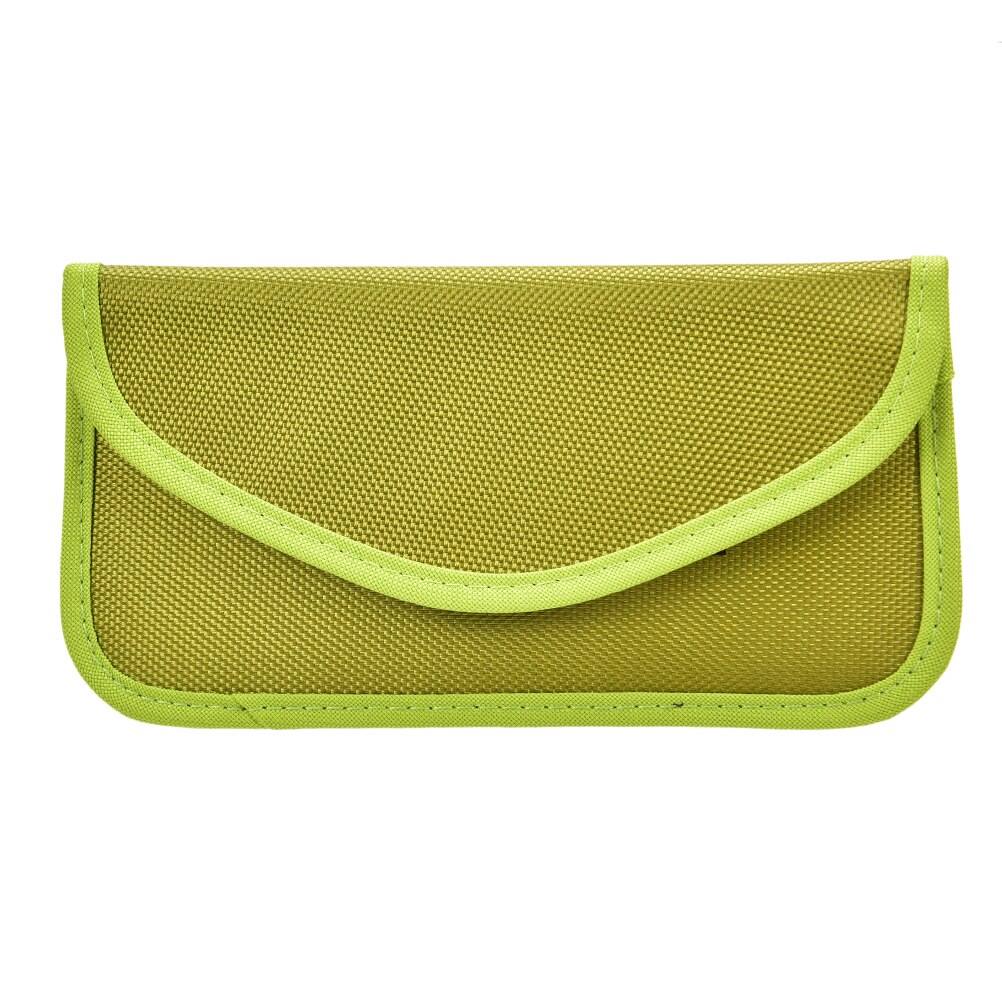 Blindagem blocker saco do telefone celular sinal rf blindagem saco caso bolsa anti radiação sinal: green