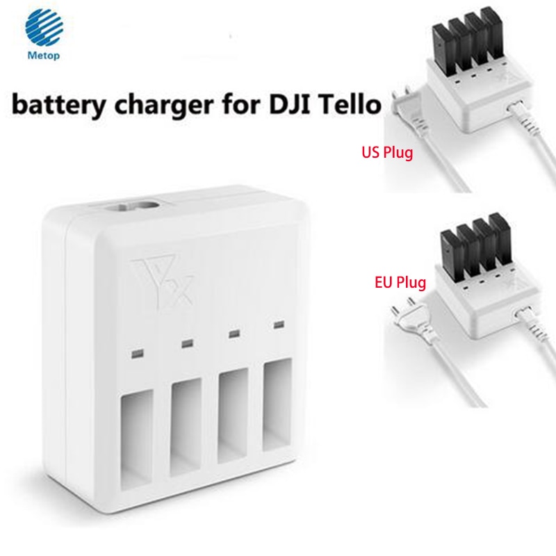 4 in1 DJI tello Batterij Oplader Intelligente Multi Opladen Hub Quick Opladen Lipo Battery Charger voor DJI tello Drone Accessoire