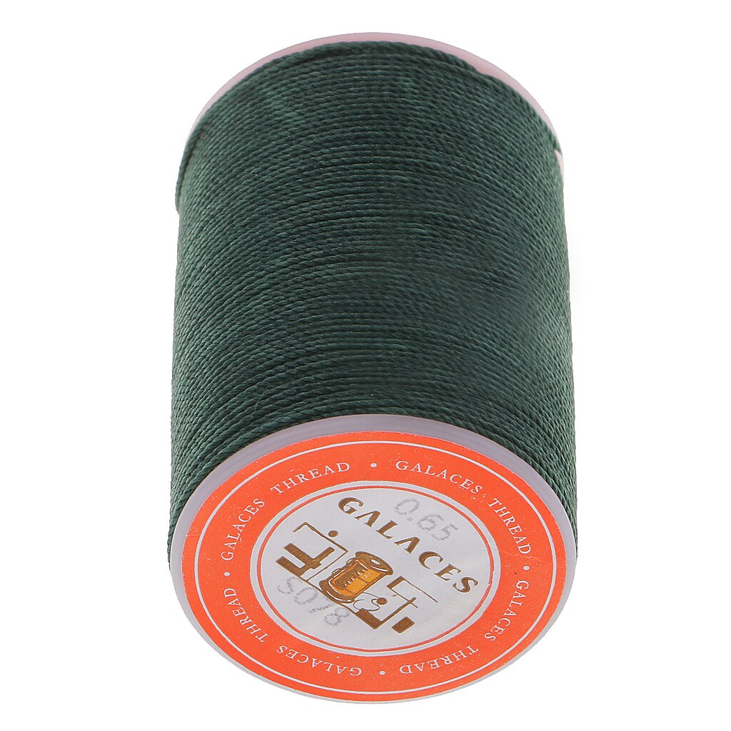 Strong Polyester Leather Sewing Waxed Thread For Repair Shoes Clothes 0.65mm: Green