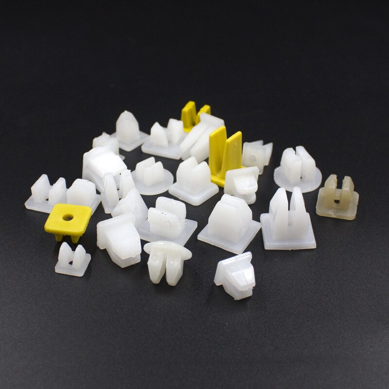 50 Pcs Mix Car Fixed Screw Square Round head Nut Screw Fixed Grommet Clip Plastic Snap In Fastener: A7 Mix 50PCS