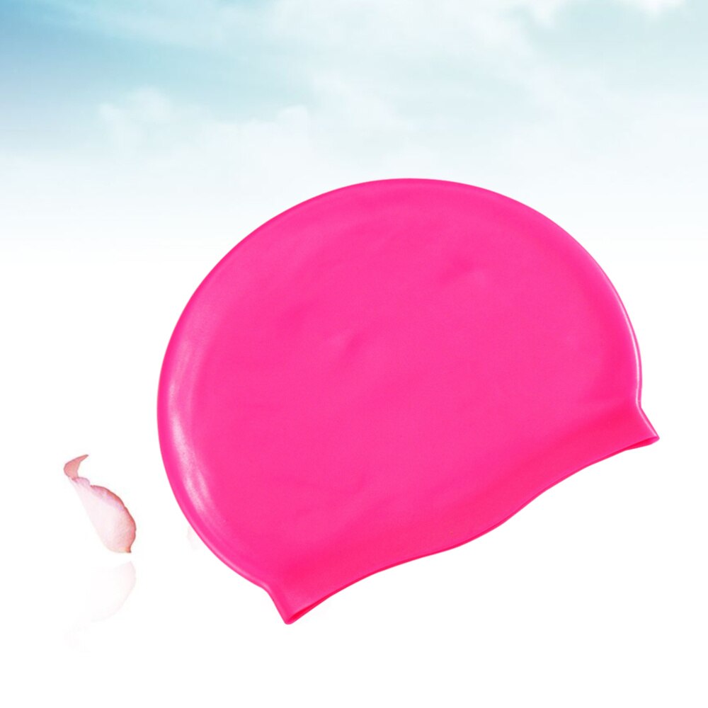 1pc duurzame elastische zwemmutsen, waterdichte badmutsen, rubberen zwemaccessoires voor heren