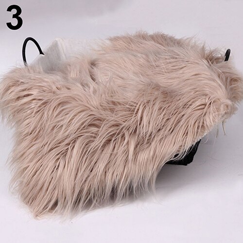 50 x 60cm Faux Fur Photography Photo Prop Baby Newborn Blanket Background Backdrop Rug Photography Prop Basket Stuffer Filler: Brown