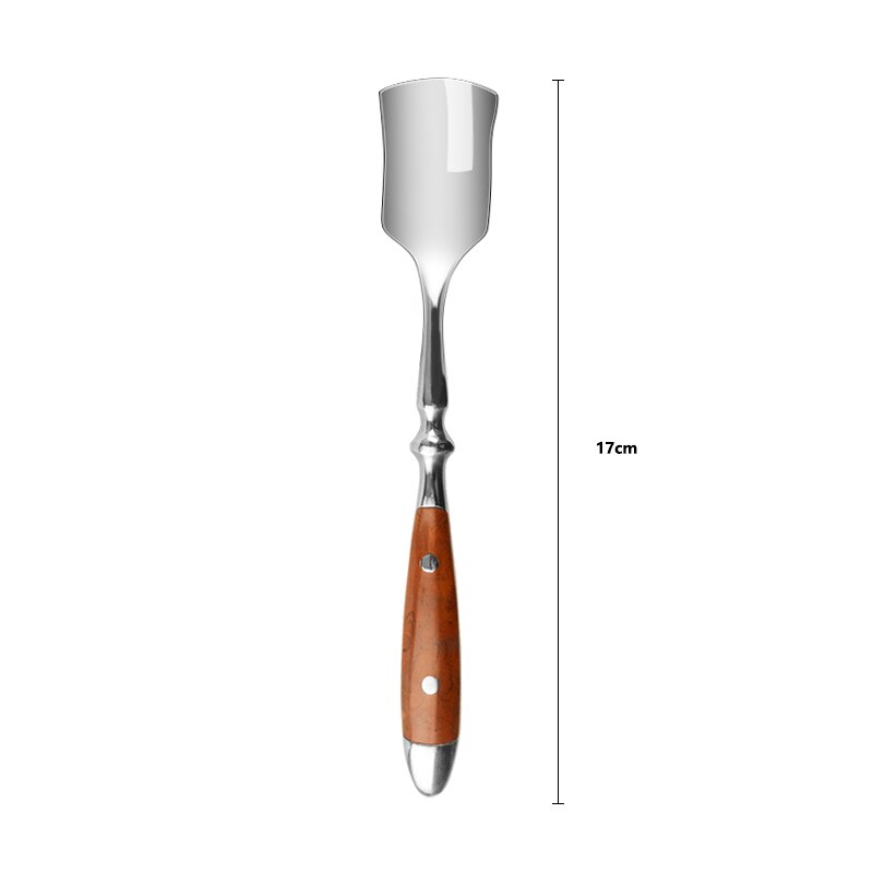 Servies Sets Steak Messen Vork Lepel Bestek Salade Vork Bestek Set: Ice cream spoon