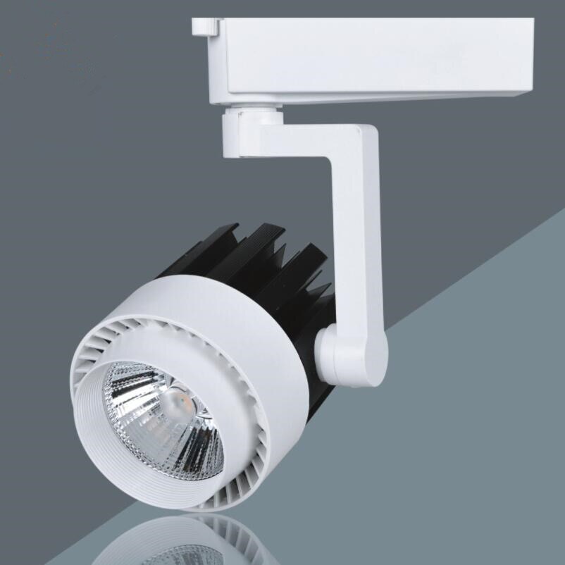20W 30W 2 Draad Cob Led Spoor Licht 85-265V Track Verlichting Led Spot Wandlamp rail Spots Vervangen Halogeen Lampen