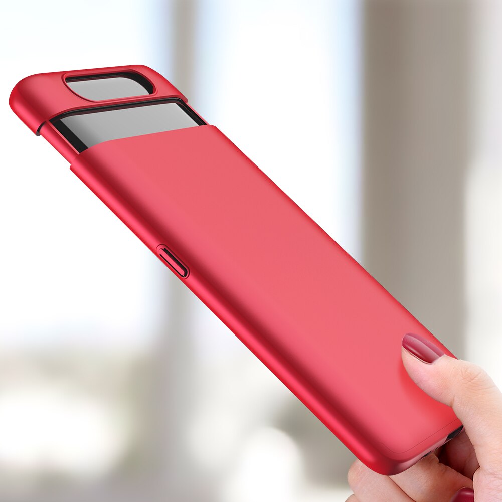 For Samsung Galaxy A80 Case Hard Hybrid PC 360 Full Body Protective Back Cover for Samsung Galaxy A80 Phone Case Fundas Coque: red