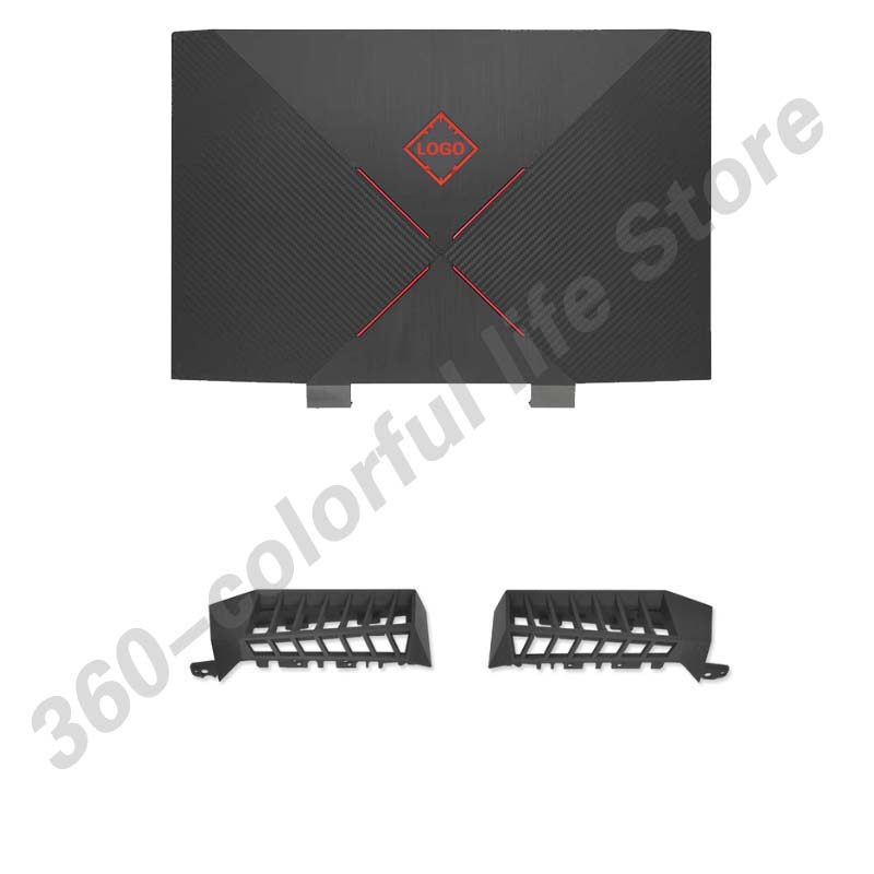 Air Outlet For HP Omen 15-DC 15-DC1060TX TPN-Q211 Laptop LCD Back Cover Front Bezel Palmrest Keyboard Top Lower Bottom Case: Brown