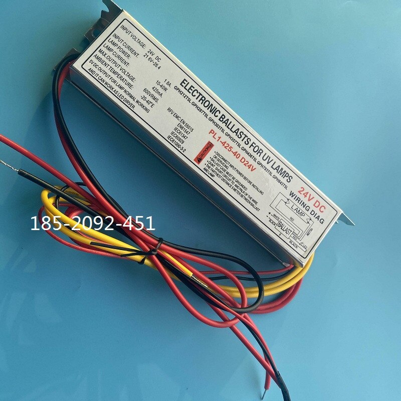 DC24V power supply Ultraviolet UV lamp ballast DC24-PL1-425-40 10-40W