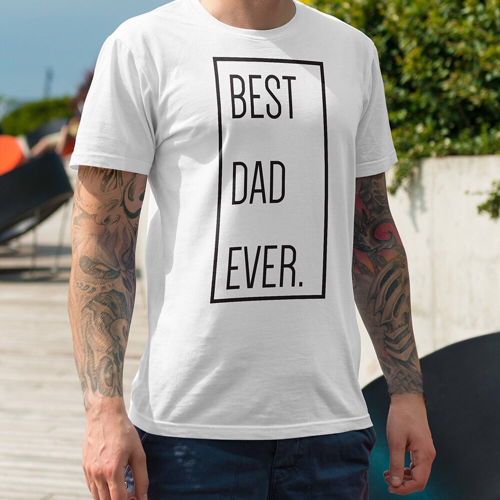 Papa und Mich Passenden Hemden Beste Vati Immer Beste Kind Immer Passenden Familie T-Hemden Vater der Schild Papa Sohn tochter Outfit einstellen