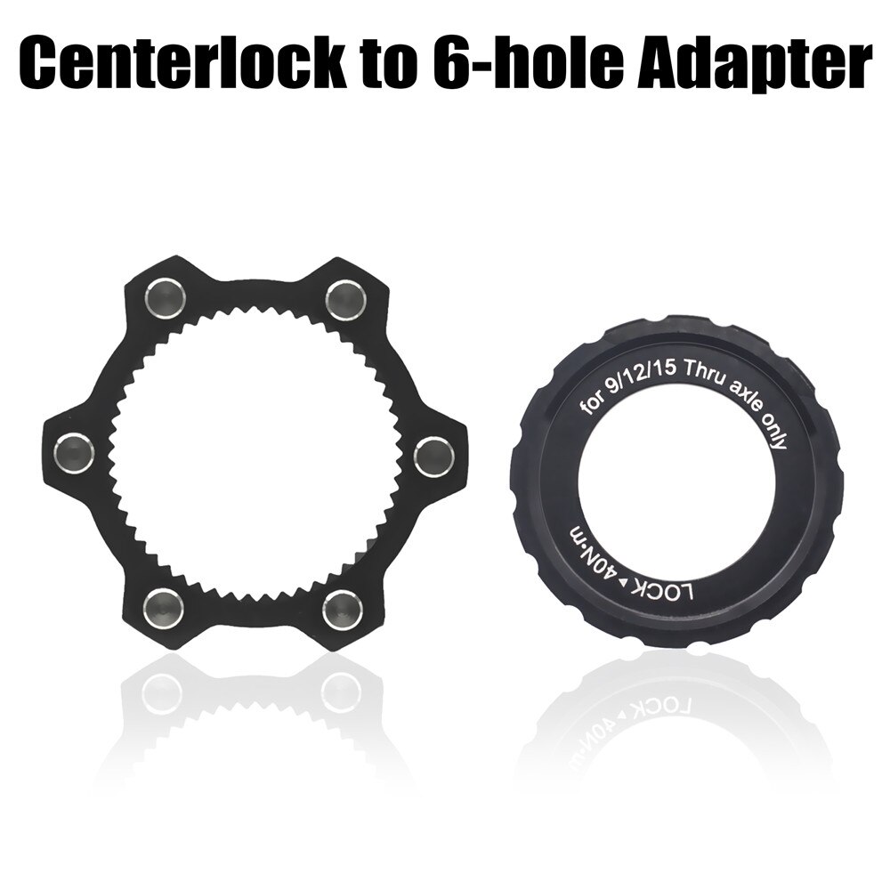 Centerlock to 6-hole Adapter, Center Lock conversion 6 hole Brake Disc, Center Lock for 6 Bolt, SM-RTAD05 / SM-RTAD10: Default Title