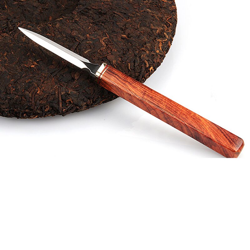 1Pcs Puerh Metalen Thee Mes Naald Puer Mes Kegel Roestvrij Staal Thee Puer Mes Thee