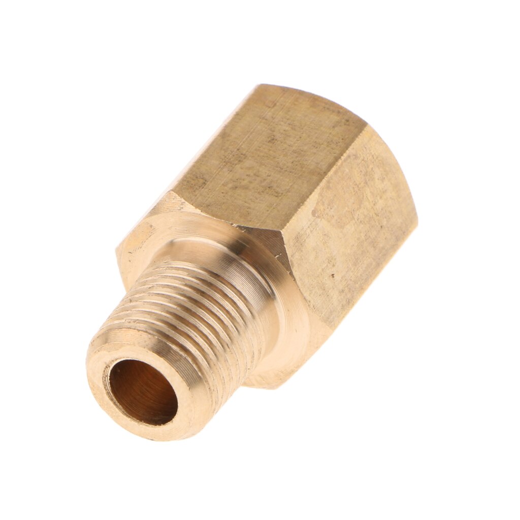 1/8NPT To 1/8 BSPT Fuel Pressure Gauge Connector Quick Connect