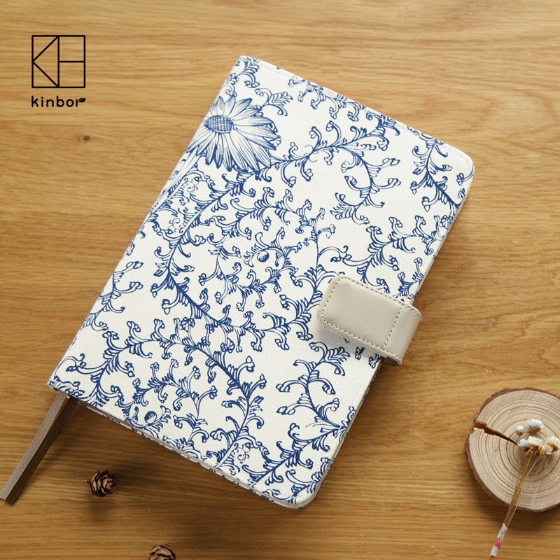 Kinbor Originele Handleiding Boek A5 Plan Deze Efficiëntie Handleiding Notebook Student Handleiding Notebook Notebook Blauw En Wit