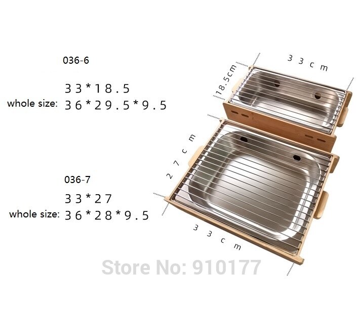 Portable bamboo box charcoal bbq grills commercial barbecue kebab stove heating oven household commercial table BBQ 036-6/036-7