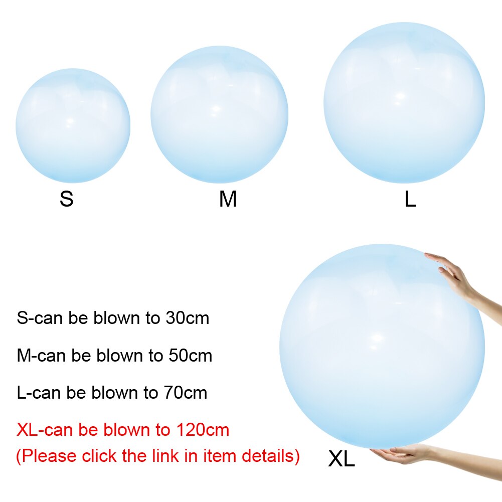 Children Outdoor Soft Air Water Filled Bubble Ball Blow Up Balloon Toy Fun Party Game Summer for Kids Inflatable Toys