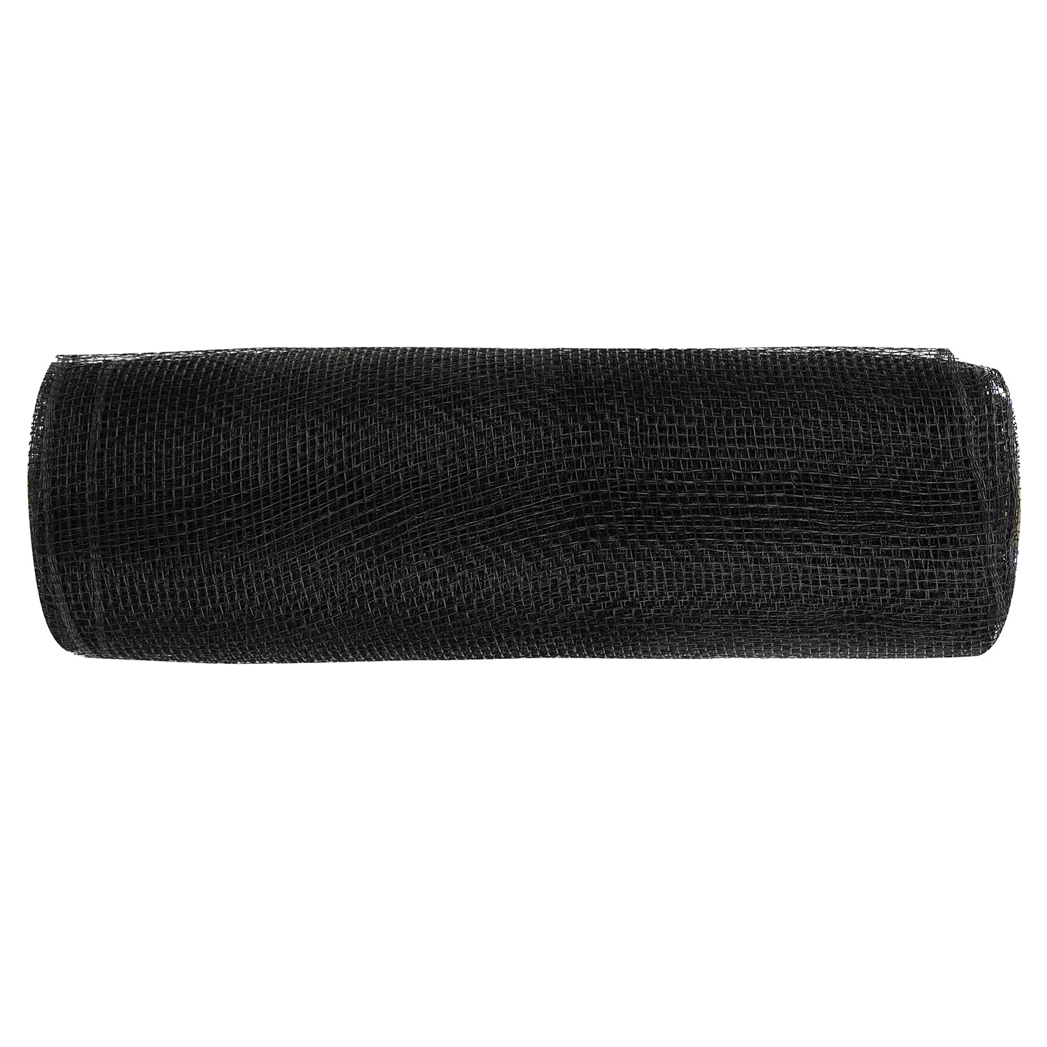 10 Yards/Roll（260mmx90mm) Deco Poly Mesh Ribbon Flower Packaging Decorative Ribbons for Wreaths Swags Bows Wrapping: Black
