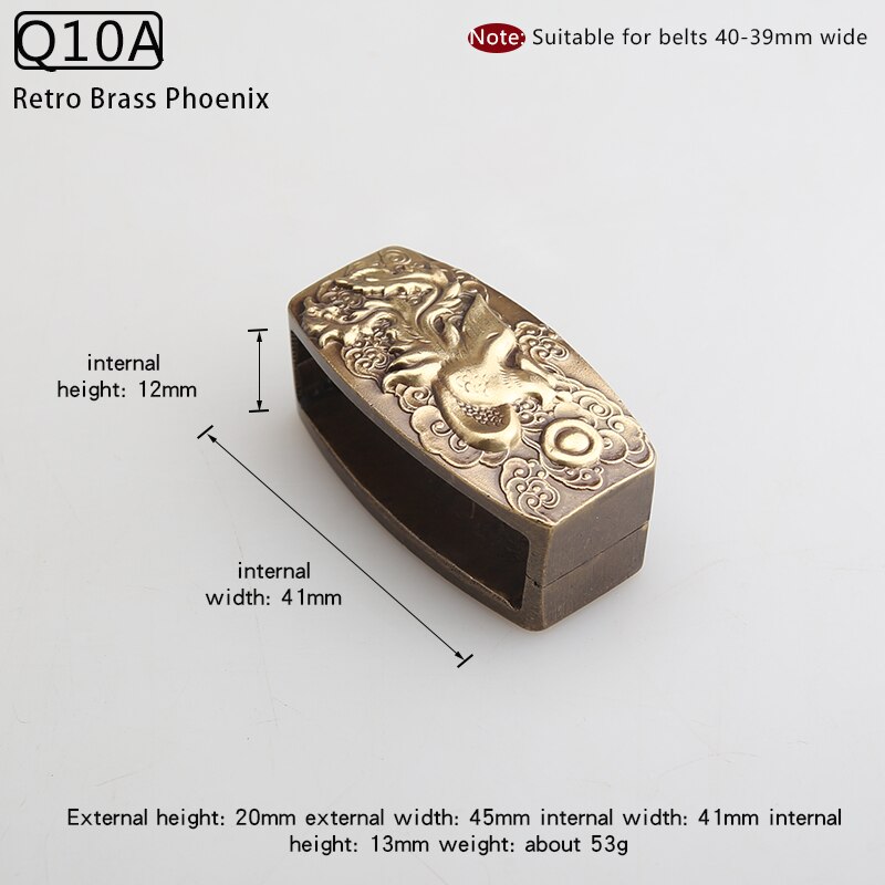 Brass belt ring stainless steel leather ring belt buckle ring man belt ring fixed: Q10A