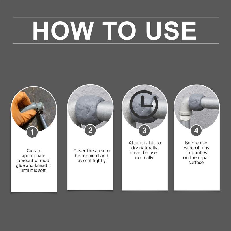 Klempner-Kitt-Dichtstoff, wasserdicht, langlebig, Allzweck-Kitt, wasserabweisendes Dichtmittel für Zuhause, Küche, Badezimmer, draussen