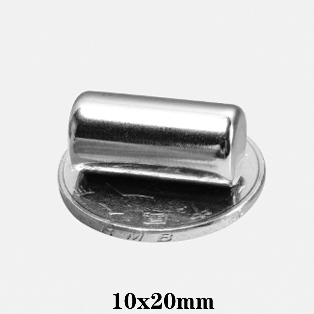 2/5/10/20/30/40Pcs 10X20 Super Krachtige Sterke Magnetische Magneten dikke Permanente Neodymium Magneten 10X20Mm Ronde Magneet 10*20