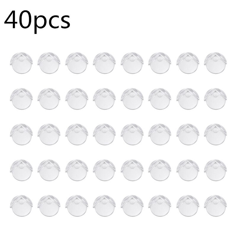 20/40/60Stck Art Baby Sicherheit Silikon Schutz Tabelle Ecke Rand Schutz Abdeckung freundlicher Antikollision Rand &Ampere; ecke Wachen: 40 Stck