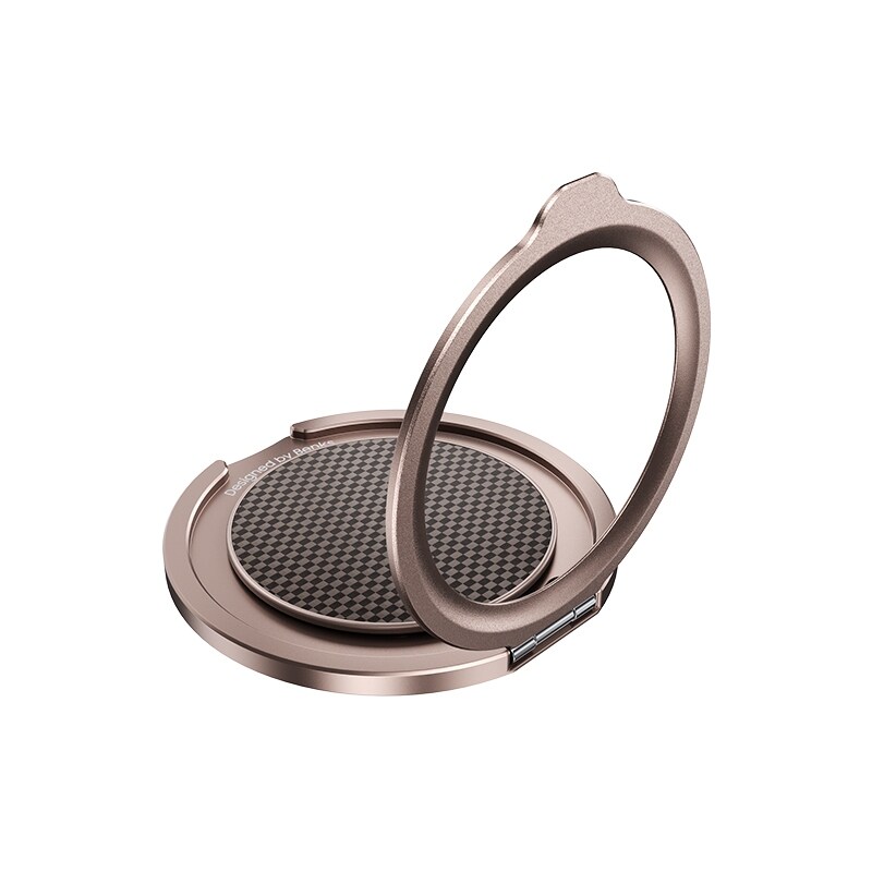 Benks Magnetic Ring Holder for iPhone 0.39mm ultra thin metal stand 360° Rotating phone ring holder iPhone 12/13/14/15/16: Orange