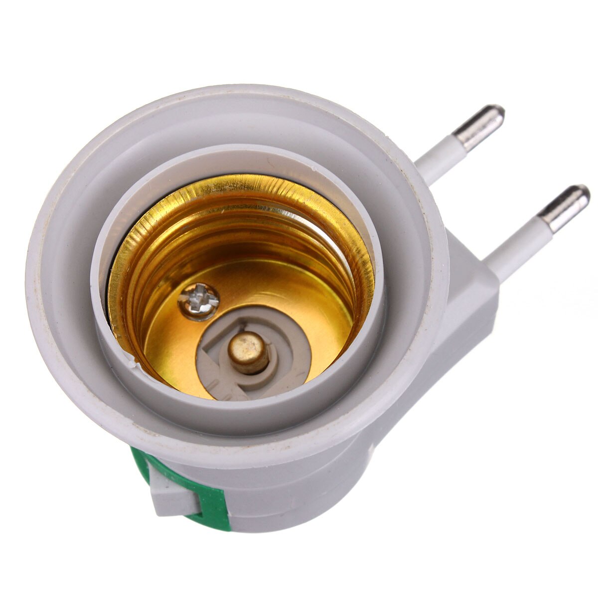Jiguoor EU/ONS Lampvoet E27 LED Light Man Socket Type Plug Adapter Converter voor Bulb Lamp Houder met AAN/UIT Knop