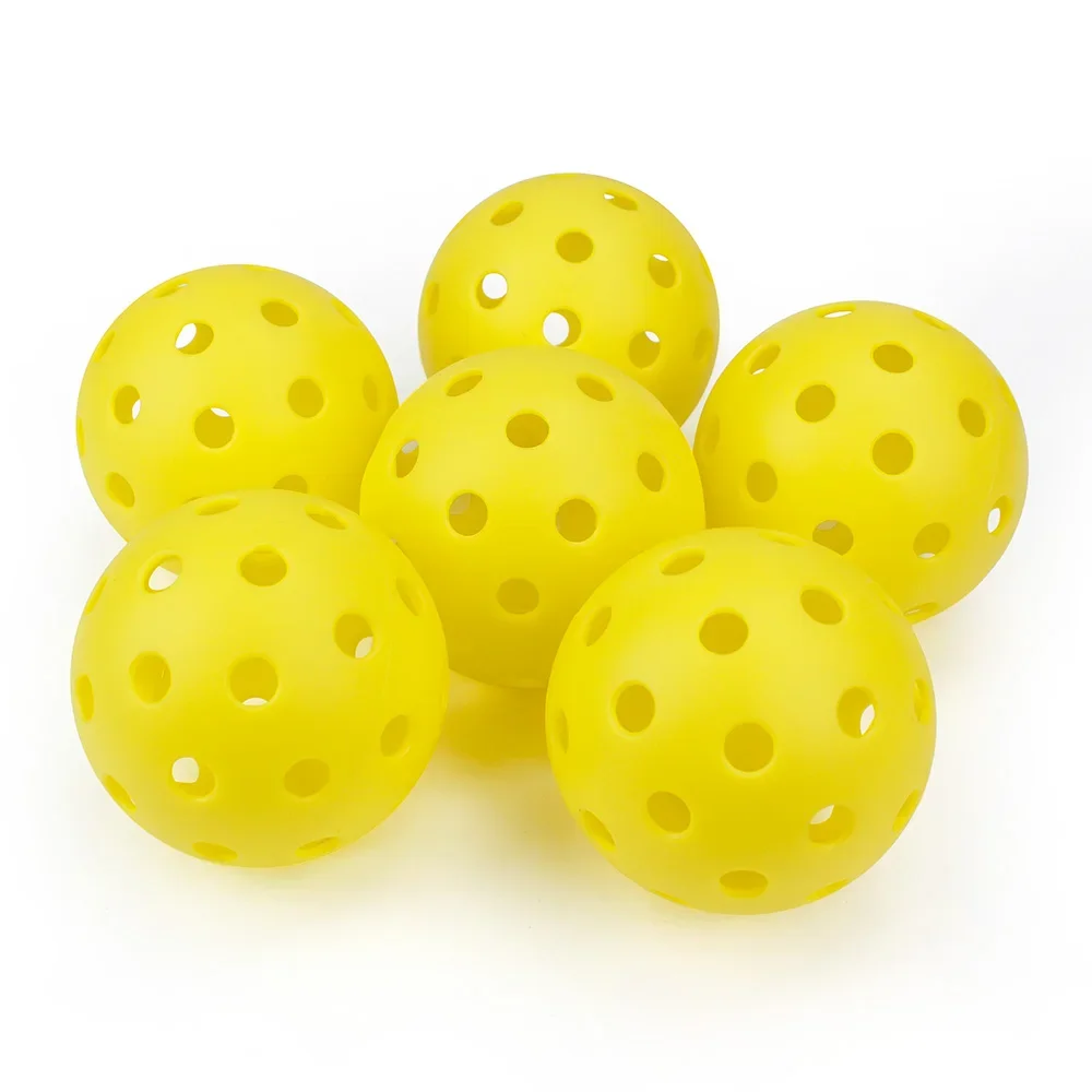 6/12/24PCS Pickleball 74MM Durable 40 Holes Outdoor 6/12/24Pcs Pickleballs 26g Outdoor for Competition pickleball Packs: plum