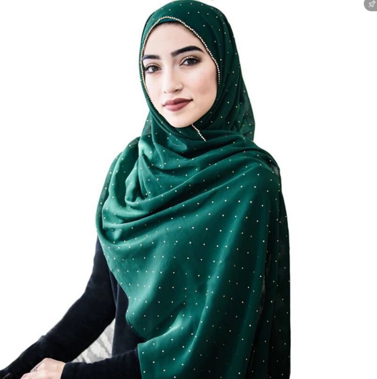Yiwu usine femme musulmane en mousseline de soie chaude turquie arabe froissé hijab écharpe