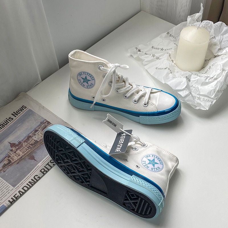 Aankomst dames casual sneakers hoge platte canvas schoenen dames gevulkaniseerd hoge sneakers unisex espadrilles zapatillas lona