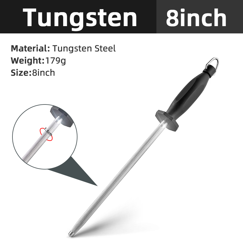 Afilador de cuchillos de diamante, superficie curva de acero Para afilar cuchillos, tijeras, piedra de afilar, herramienta de molienda de cocina: Morado