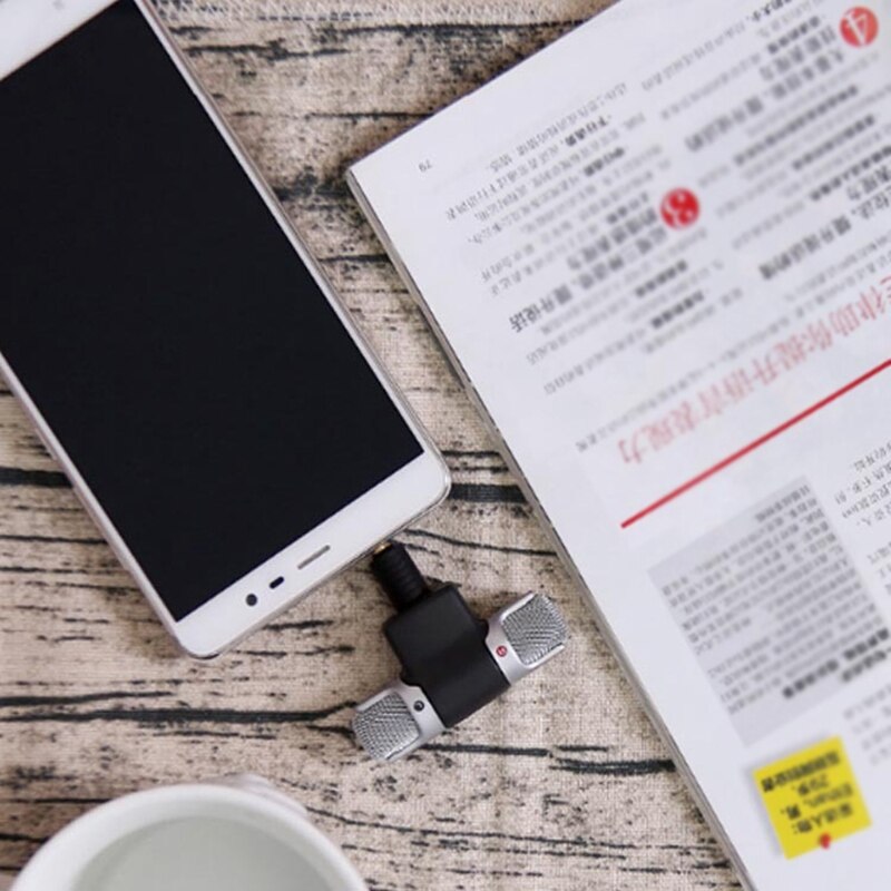 Mini 3.5mm Jack Microphone Portable Stereo Microphone for Phone Recording Microphone for Smartphone