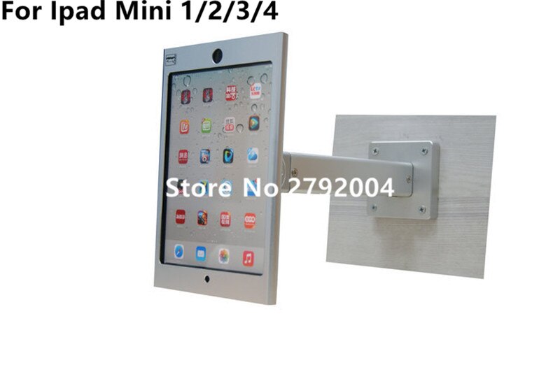 Swivel metal security wall mount tablet stand holder for Ipad mini 1 2 3 4