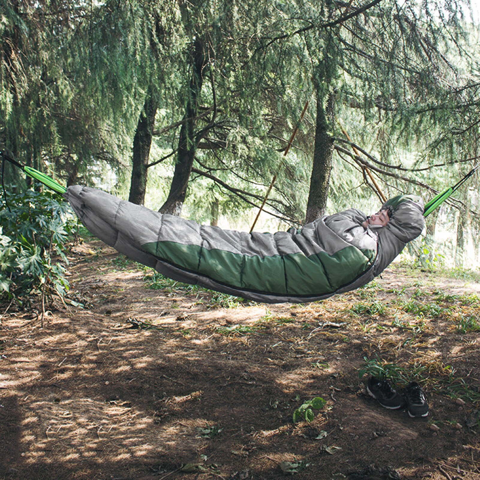 Camping Sleeping Bag Ultralight Hammock Hollow Cot... – Grandado