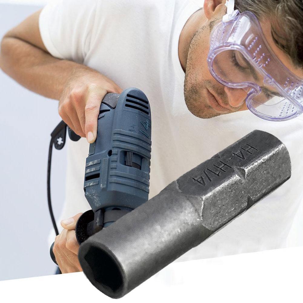 6.35mm 1/4" Insert Bit Adapter To System 4mm 4 Screwdriver Micro Bit Adaptor Holder Magnetic Electric Screwdriver Hex