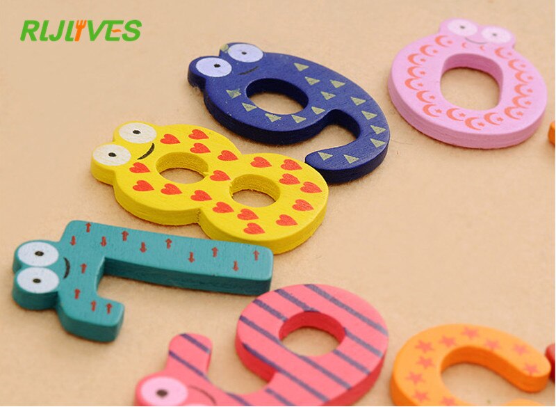 /Houten Kleurrijke Cartoon Magneten/Koelkast sticker/leuke Magnetische sticker/Super 10 stks/set