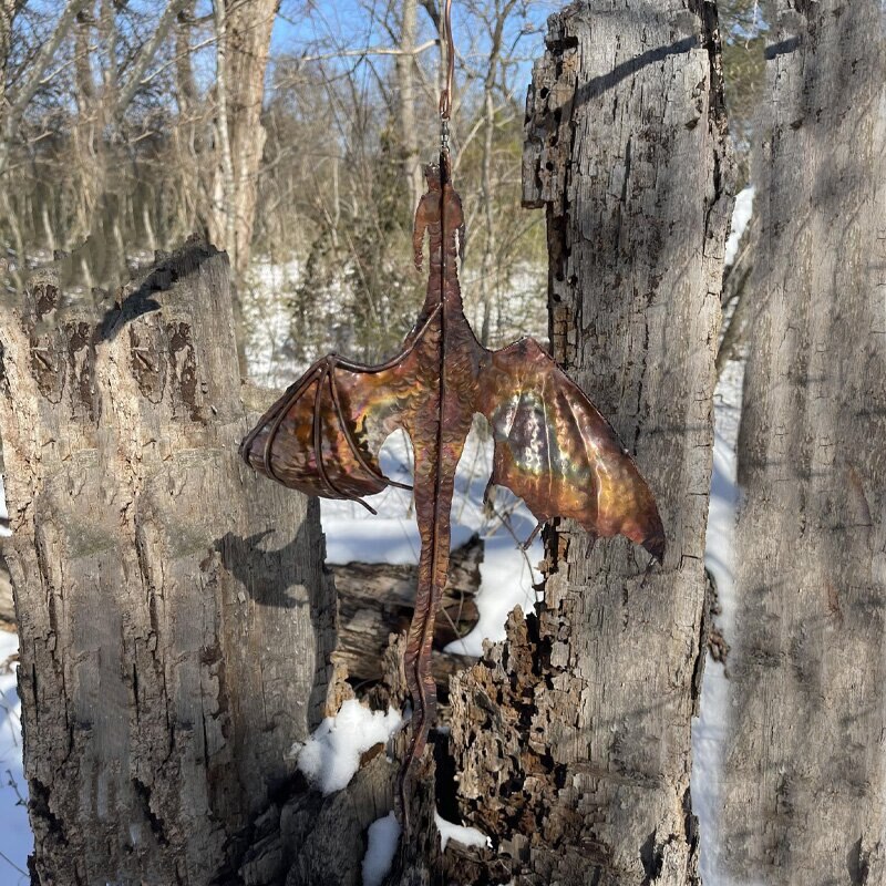 Draak Wind Catcher Draak Wind Spinner Met Opknoping Haak Tuin Yard Decoratie RERI889