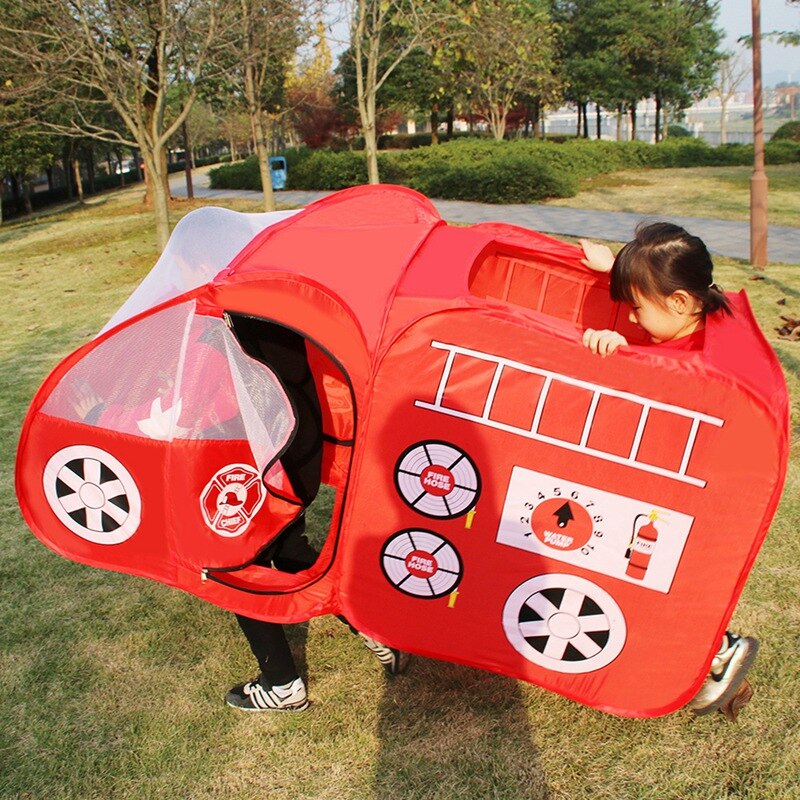 Draagbare Auto Vorm Spelen Tent Kinderen Tent Vouwen Kinderen Tenten Cartoon Auto Kind Room Decor Indoor Outdoor Playhouse